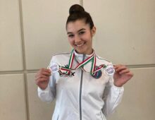 Ritmica Nazionali: Arianna Gardosi è oro al cerchio e argento nel concorso generale